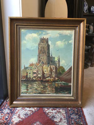 Daniel Muhlhaus - C4775, Zicht op Dordrecht kopen? Bied vanaf 550!