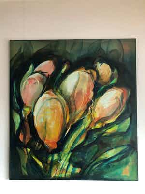 Frits van Eeden - Composition Tulips verkocht voor € 500!