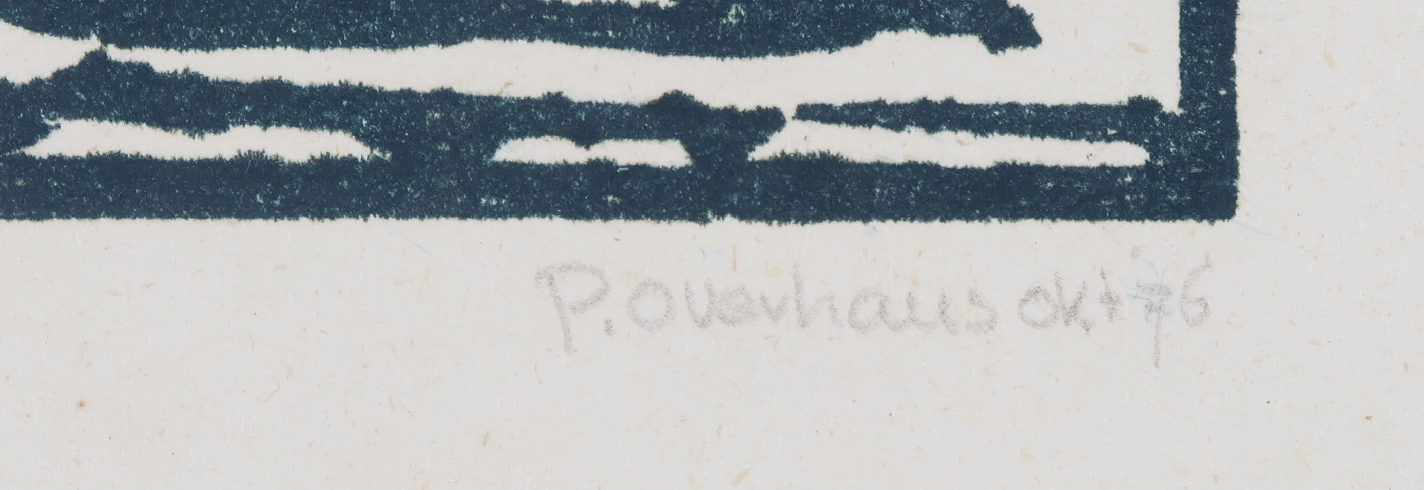 Paul Overhaus - Houtsnede, Wolkenlucht kopen? Bied vanaf 20!