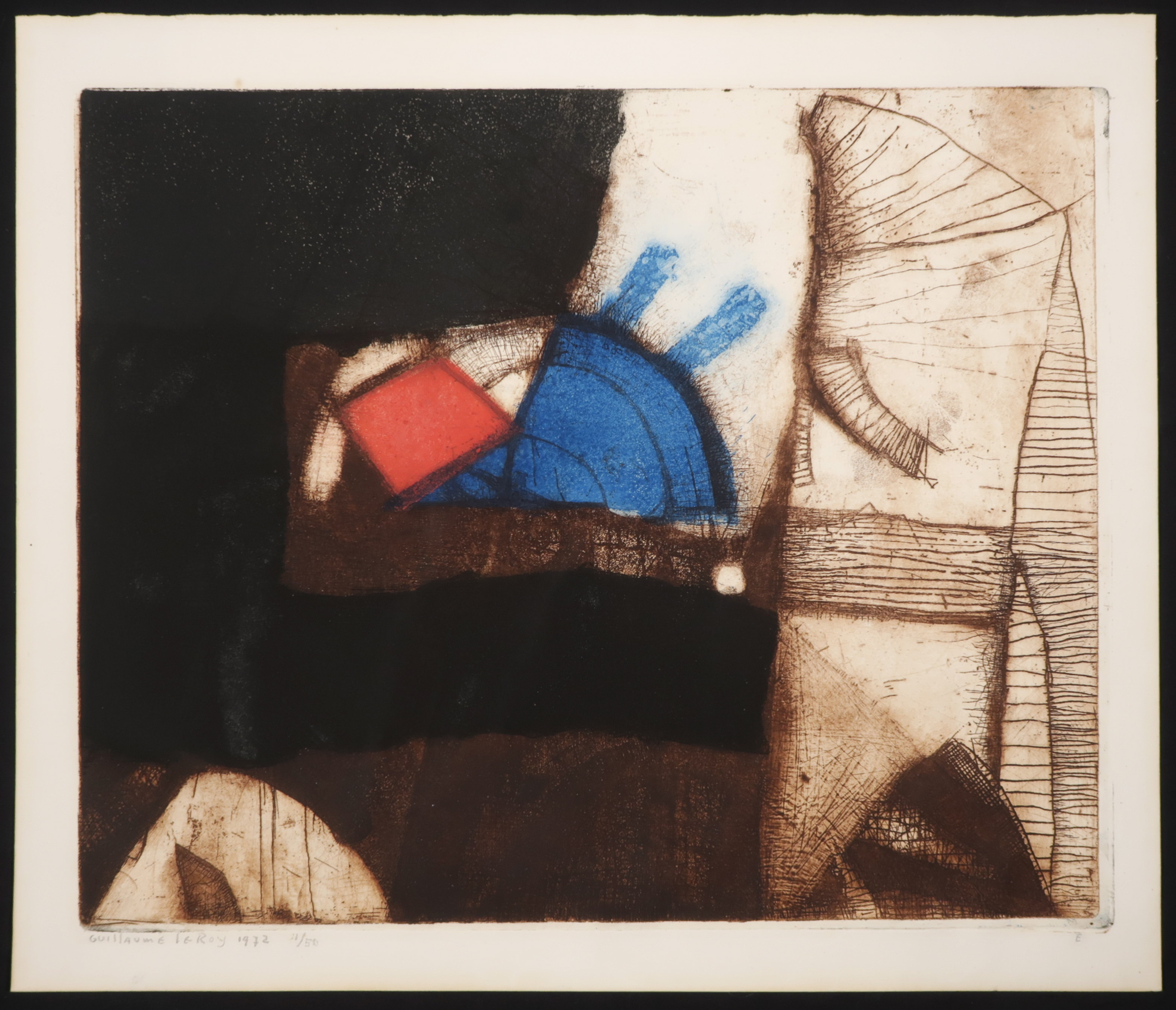 Guillaume Le Roy - Ets en aquatint, Zonder titel kopen? Bied vanaf 35!