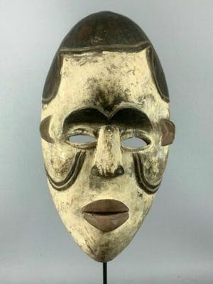 Dogon - 200355 - Rare Tribal used mask from the Idoma - Nigeria. kopen? Bied vanaf 25!