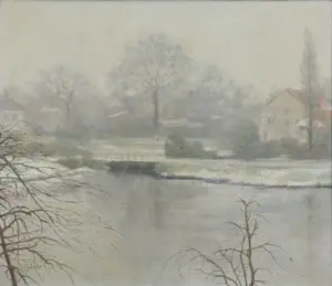 Gerrit David Labots - Sneeuwdag in park Honingen kopen? Bied vanaf 300!
