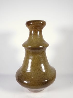 Peter von Hartsvelt Müller - Aardewerk, Groenbruine vaas (Groot) kopen? Bied vanaf 1!