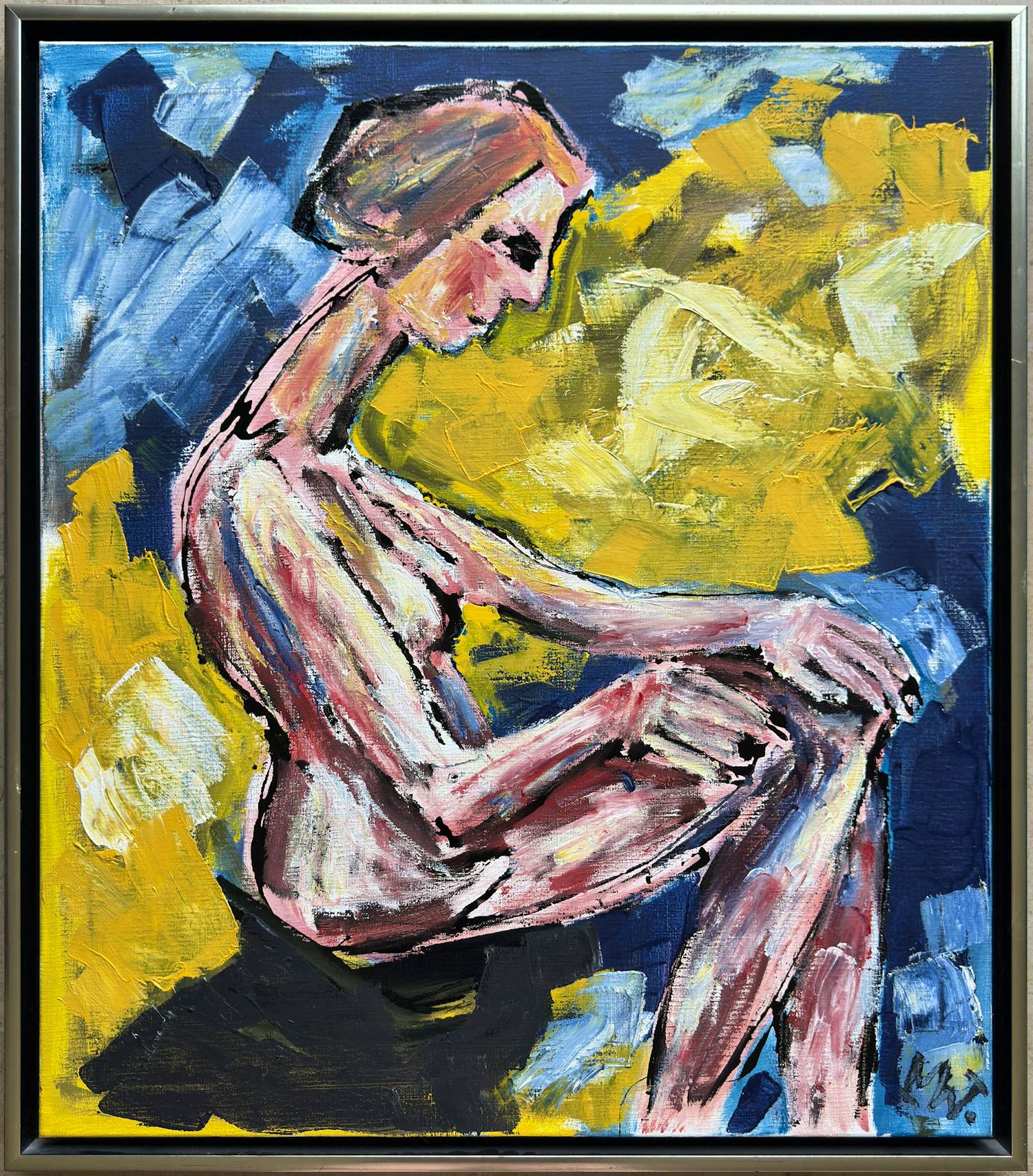 Martin van Wordragen - Olieverf op doek: 'Openlucht-naakt' kopen? Bied vanaf 475!