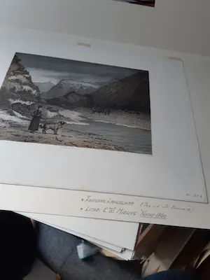 Niet of onleesbaar gesigneerd - Lot van meer dan 200 prenten kopen? Bied vanaf 1!