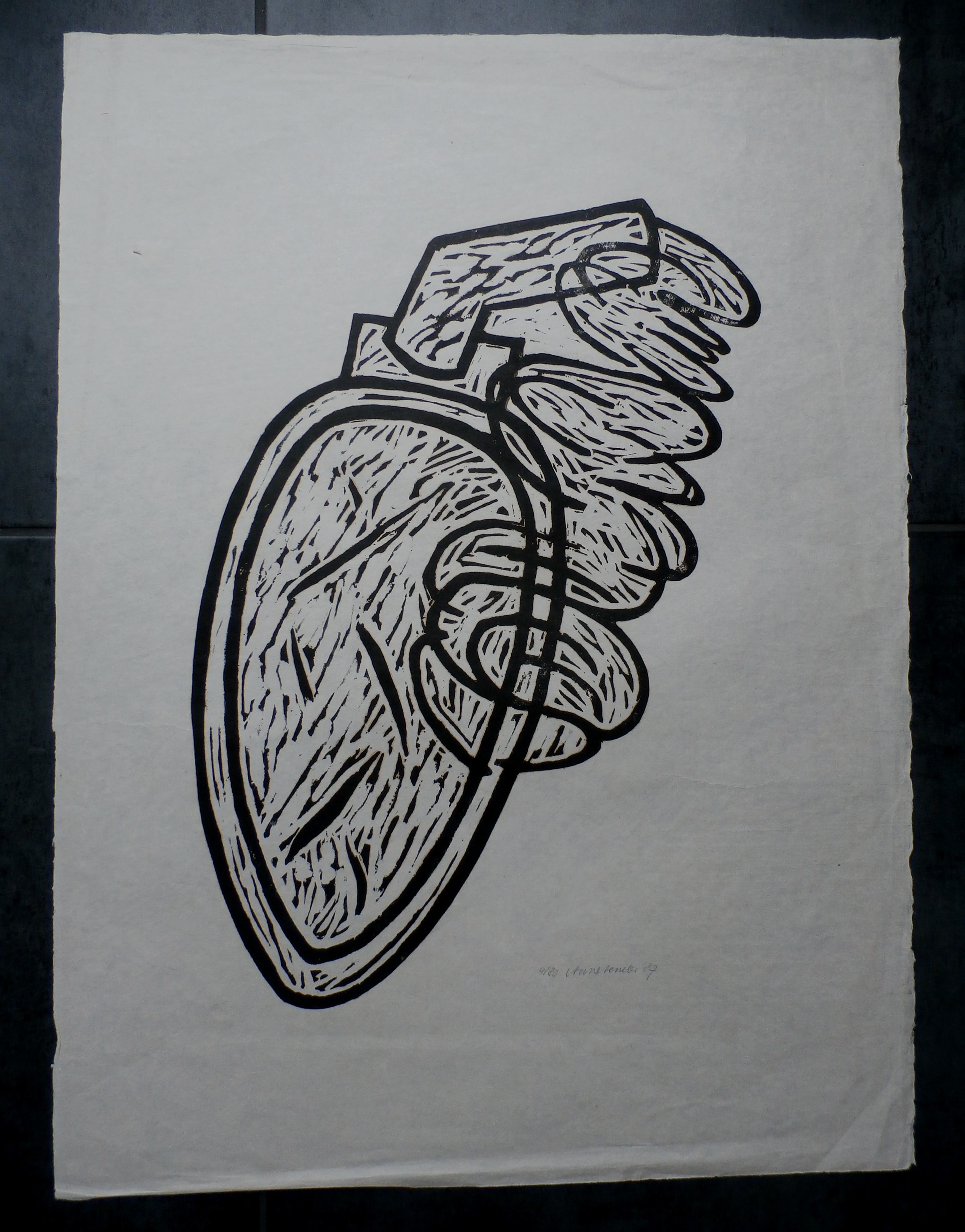 Anne Semler - lino - 1987 kopen? Bied vanaf 10!