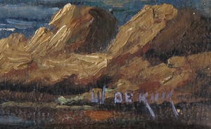 Willem de Kok - Olieverf op doek - Italiaanse Baai kopen? Bied vanaf 100!