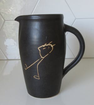 Niet of onleesbaar gesigneerd - Jan Vander Elst - Studio keramische kan en twee bekers kopen? Bied vanaf 1!