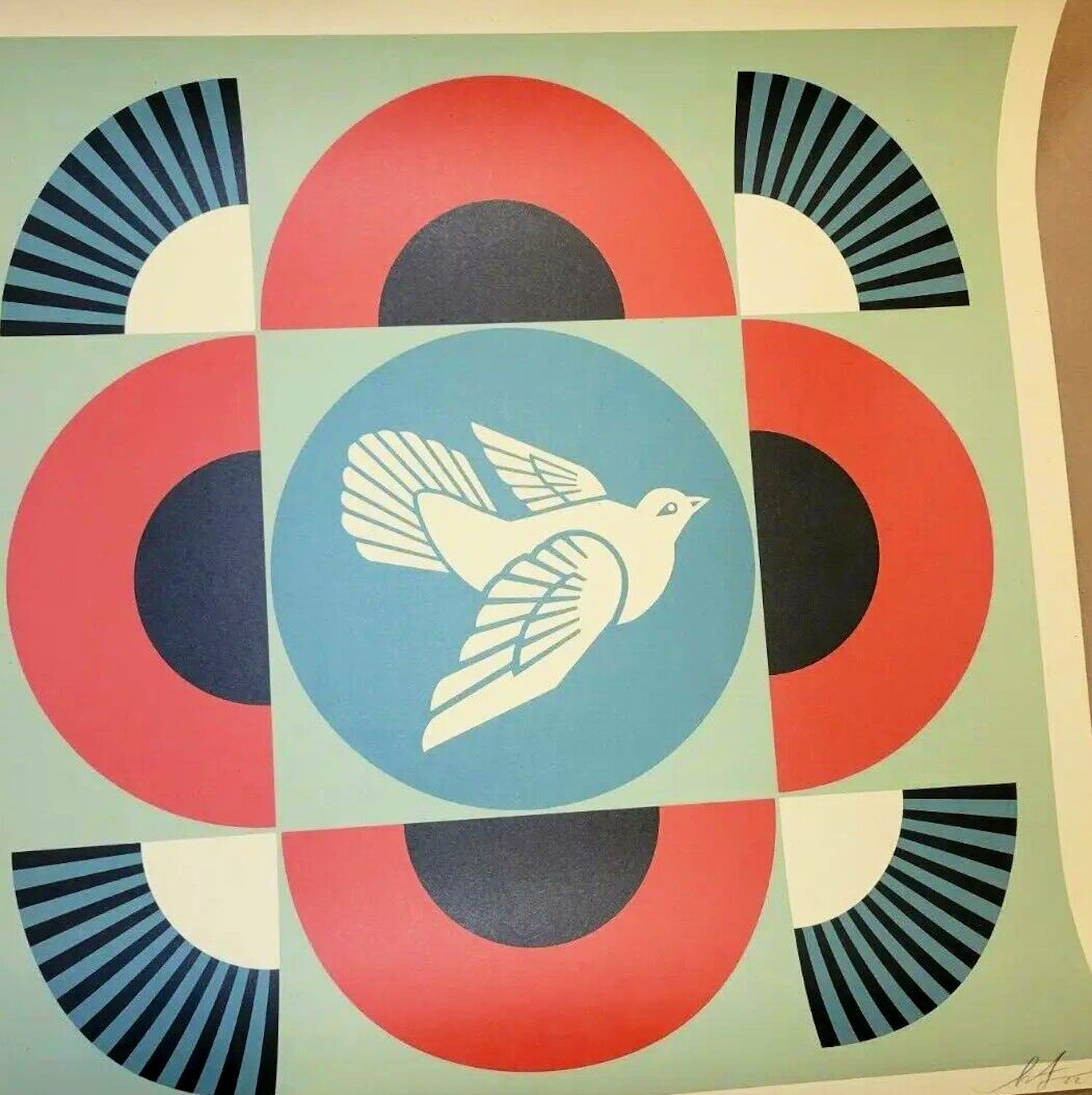 Shepard Fairey - Geometric Dove kopen? Bied vanaf 7!