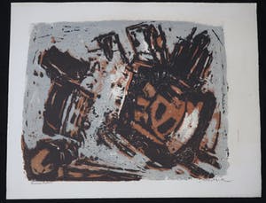 Wim Motz - Litho, Abstracte Compositie kopen? Bied vanaf 1!