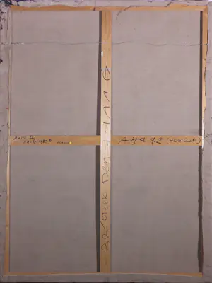 Nies Vooijs - Acryl op doek, Auto (tweeluik)- (Zeer groot) kopen? Bied vanaf 80!