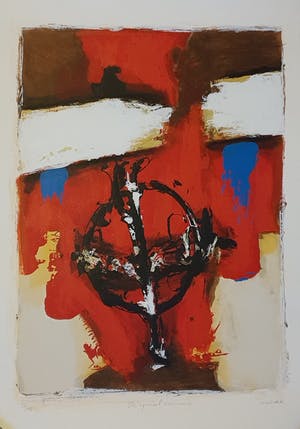 Hans Vanhorck - zeefdruk, The symbol remains, opl.102 kopen? Bied vanaf 20!