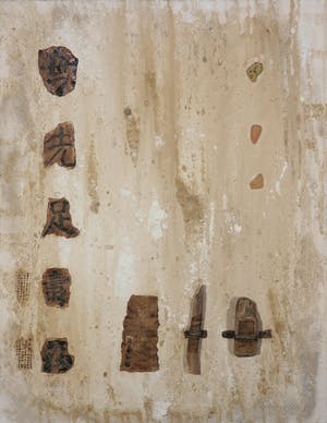 Chantal Borremans - Gemengde techniek op doek, Under the sign of Zen kopen? Bied vanaf 1!