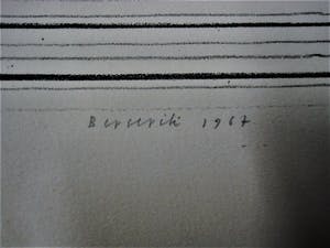 Herman Berserik - Zeldzame & grote Ets "verdraaide Pop" ZEER KLEINE OPLAGE (15ex) hand gesigneerd kopen? Bied vanaf 67!