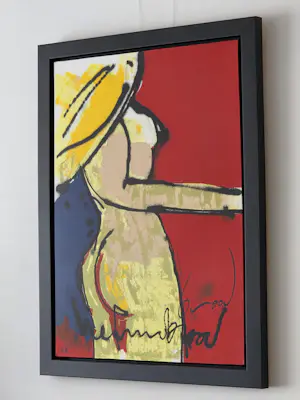 Herman Brood - Naked Beauty op Canvas / Linnen - Handgesigneerd - E.A kopen? Bied vanaf 650!