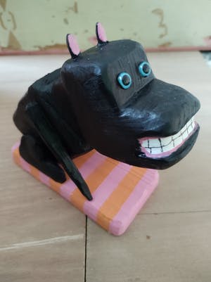 Peter Bastiaanssen - Zittende borderliner op kleed kopen? Bied vanaf 140!