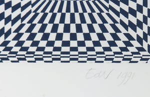 Elizabeth de Vaal - Zeefdruk, Illusive dream - Ingelijst kopen? Bied vanaf 1!