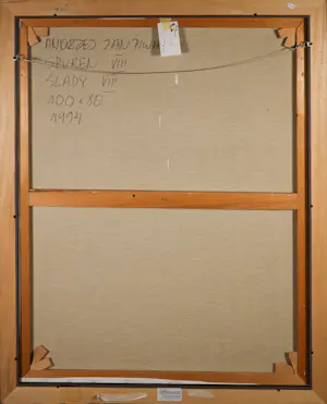 Andrzej j. Piwarski - Olieverf op doek, Spuren VIII - Ingelijst (Groot) kopen? Bied vanaf 1!