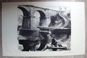 Harmen Meurs - 3 x litho: Le viaduc de ST. Mammes kopen? Bied vanaf 70!
