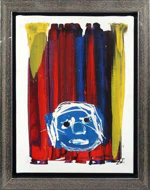 Martin van Wordragen - Olieverf op doek, Kind - Ingelijst verkocht voor € 1!