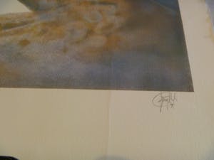 Guy Ribes - Titel: Nu. (Naaktmodel) : Lithografie in prachtige pasteltinten kopen? Bied vanaf 55!