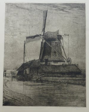 Jac. J. Koeman - Molen aan een vaart met platbodem kopen? Bied vanaf 20!