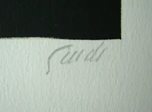 Virgilio Guidi - Volto - 1982 - Originele lithografie, handgesigneerd kopen? Bied vanaf 140!