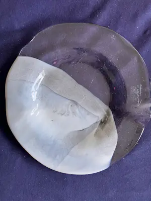 Hans Jurgen Richartz - 3 glazen borden kopen? Bied vanaf 60!