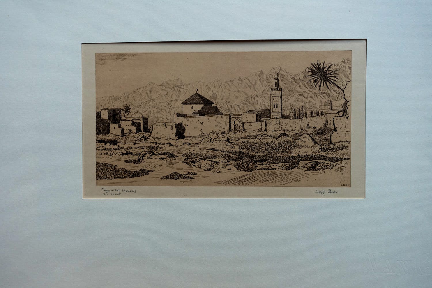 Lodewijk Bosch - GEZICHT OP TAMESLOUHT MAROKKO kopen? Bied vanaf 30!