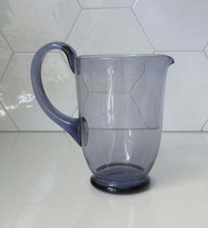 Willem Rozendaal - Art deco lila glazen karaf servies Sterna kopen? Bied vanaf 30!