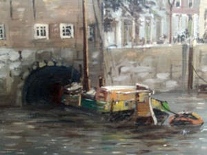 Siem Schaeffer - Gezicht op Delfshaven kopen? Bied vanaf 350!