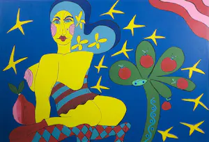 Patty Harpenau - Zeefdruk op papier, With love from Holland - Ingelijst kopen? Bied vanaf 60!