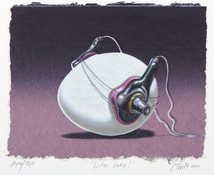 Sharon Amir - Zeefdruk op geschept papier, Listen, Baby kopen? Bied vanaf 1!