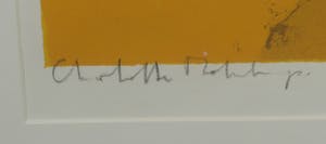 Charlotte Molenkamp - Zeefdruk, Vogel in geel - Ingelijst (Groot) kopen? Bied vanaf 1!