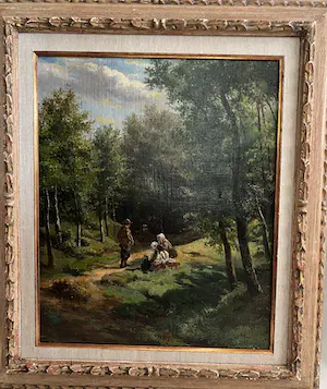 Hermanus Willem Koekkoek - Gezelschap in het bos kopen? Bied vanaf 1200!