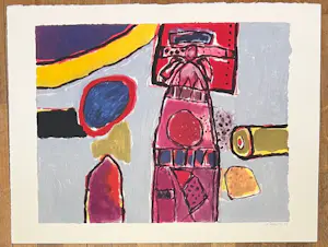 Corneille - Totem - Grote zeefdruk - 1996 kopen? Bied vanaf 295!