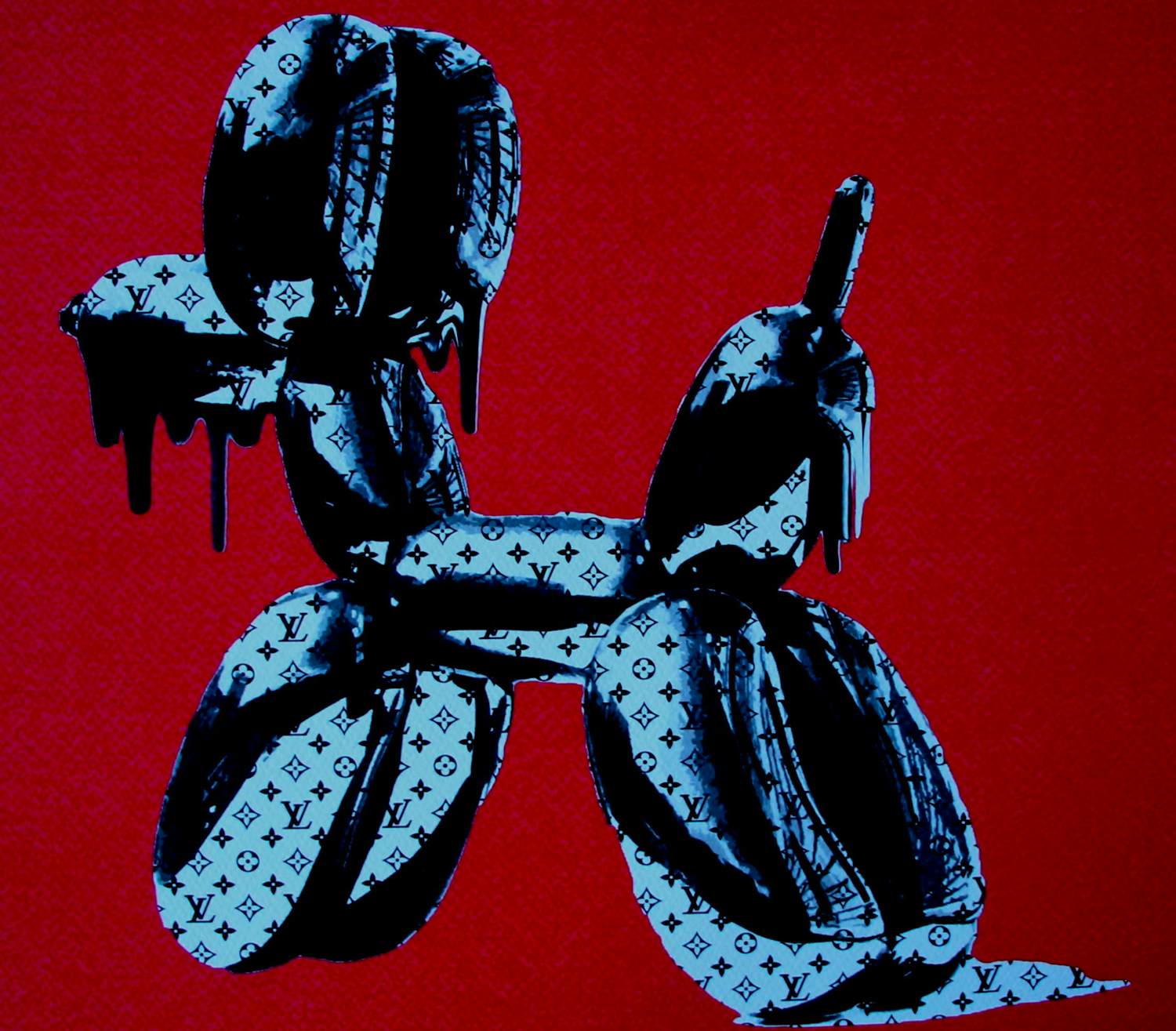 Buy Death NYC - Zeefdruk: Black red dog - 2013? Bid from 60!