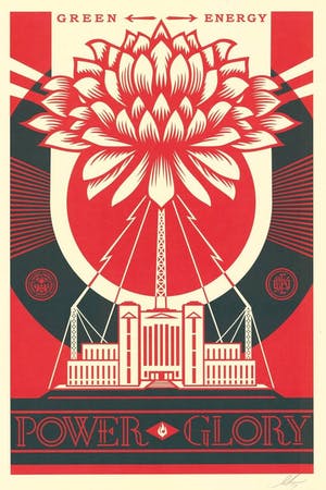 Shepard Fairey - Green Power kopen? Bied vanaf 25!