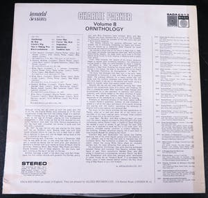 Charlie Parker - Volume 8 Ornithology kopen? Bied vanaf 5!