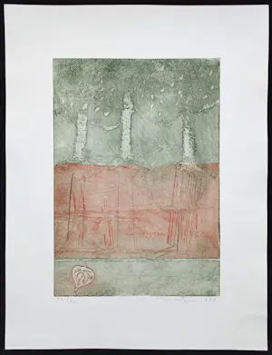 Jan Montyn - Zonnebomen, aquatint ets kaufen? Bieten Sie von 95!