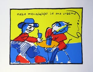 Herman Brood - Zeefdruk, Niets menschelijks is ons vreemd kopen? Bied vanaf 120!