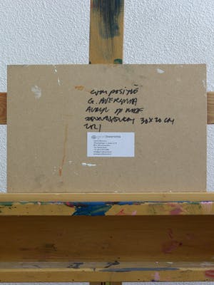 Gerard Boersma - Compositie (Vrouw kijkend naar schilderij van George Vantongerloo) kopen? Bied vanaf 75!