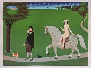 Willem Westbroek - Walking the cat ( Portait of the mayor André van der Louw ) kopen? Bied vanaf 45!