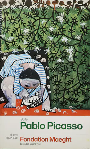 Pablo Picasso - Affiche - Foundation Maeght + 1 extra kopen? Bied vanaf 1!