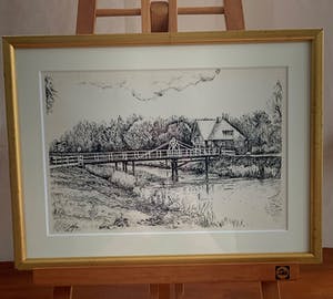 Niet of onleesbaar gesigneerd - Het Linkerbruggetje in Almelo kopen? Bied vanaf 1!