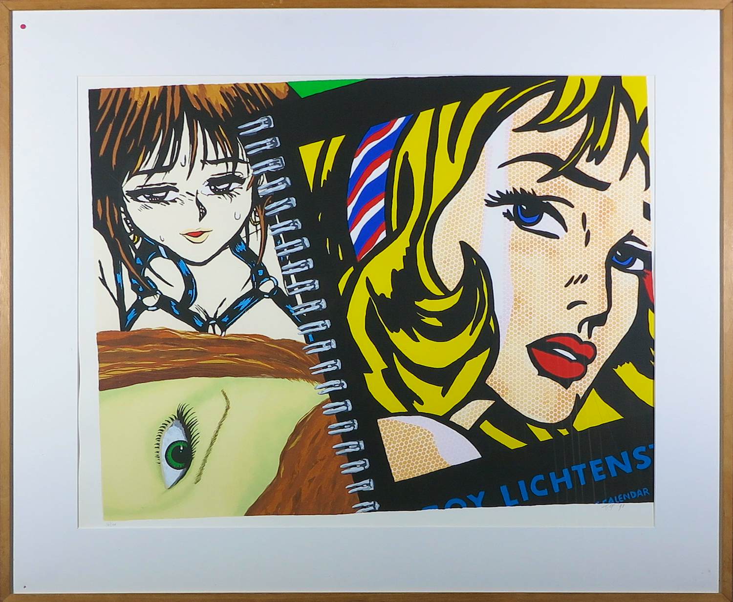 Tjebbe Beekman - Zeefdruk, Little Trouble Girl - Ingelijst (Groot) kopen? Bied vanaf 75!