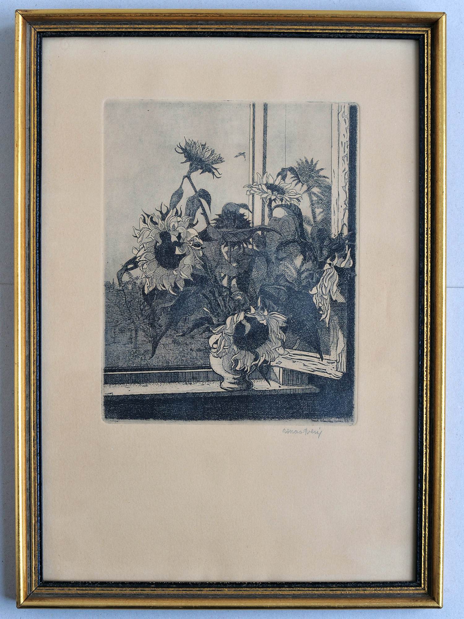 Renaat Veris - Vaas met zonnebloemen kopen? Bied vanaf 50!