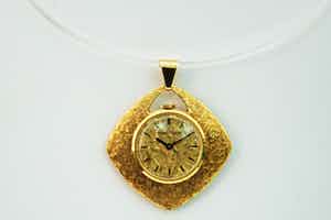 1242 - Jaeger-LeCoultre dames horlogehanger verkocht voor € 600!