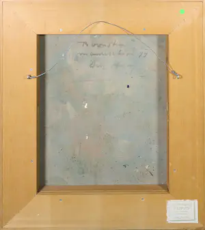 Klaas Boonstra - Olieverf op board, Abstracte compositie - Ingelijst kopen? Bied vanaf 100!