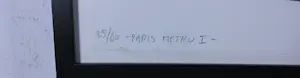 Jelis van Dolderen - Zeefdruk, Paris metro - Ingelijst kopen? Bied vanaf 30!